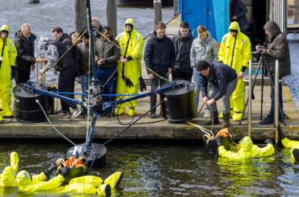 Studenten stresstesten constructie voor Floating Wind Challenge